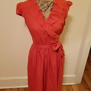 Banana Republic wrap dress.